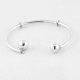 Rose Plated S925 Sterling Silver Bangle Bracelet Birthday