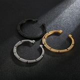 Three-Color Stainless Steel Bracelet Bangles