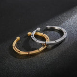 Three-Color Stainless Steel Bracelet Bangles