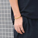 Three-Color Stainless Steel Bracelet Bangles