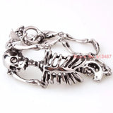 European Halloween Bracelet Punk Skull Skeleton Bracelet For Men