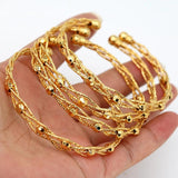 4pcs Copper Bracelet Africa Bangles Women