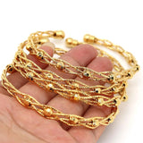 4pcs Copper Bracelet Africa Bangles Women