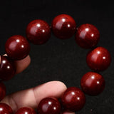 Coate D'Ivoire Red Sandalwood Buddha Bracelet 20mm Beads