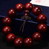 Coate D'Ivoire Red Sandalwood Buddha Bracelet 20mm Beads