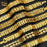 African Thick Bracelets Set Women Copper Bracelet Ethiopian Dubai Couple Bangles