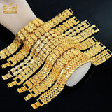 African Thick Bracelets Set Women Copper Bracelet Ethiopian Dubai Couple Bangles