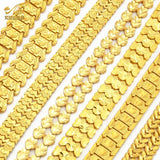 African Thick Bracelets Set Women Copper Bracelet Ethiopian Dubai Couple Bangles