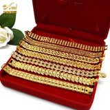 African Thick Bracelets Set Women Copper Bracelet Ethiopian Dubai Couple Bangles
