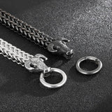 Vintage Zodiac Bull Men's Steel Bracelet Gift