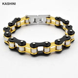 Men's Biker Chain Link Bracelets Stainless Steel Punk Jewelry Gift