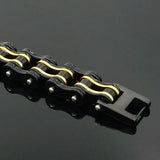 Men's Biker Chain Link Bracelets Stainless Steel Punk Jewelry Gift