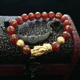 Pure Copper Pixiu Feng Shui Bracelet for Wealth & Luck