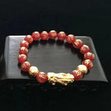 Pure Copper Pixiu Feng Shui Bracelet for Wealth & Luck
