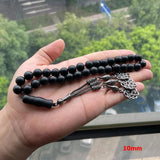 Matte Agates Stone Muslim Prayer Beads Islamic Rosary 33 Beads Bracelets Eid