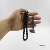 Matte Agates Stone Muslim Prayer Beads Islamic Rosary 33 Beads Bracelets Eid