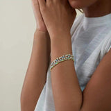 Pastel CZ Enamel Beaded Bracelet