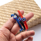 Evil Eye Braided Red Rope Bracelet for Women Men Lucky Thread String