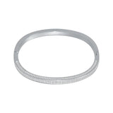 Yellow Crystal Four Row Bangle Bracelet Jewelry for Women