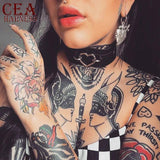 CEA Sexy Women Bondage Harajuku Chokers Harness Collar Jewelry