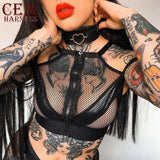 CEA Sexy Women Bondage Harajuku Chokers Harness Collar Jewelry