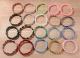 Silicon Bracelets Set Glitter Jelly Stack Bangle All Weather Women Children