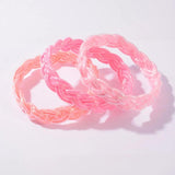 Silicon Bracelets Set Glitter Jelly Stack Bangle All Weather Women Children