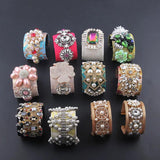 Baroque Flower Tassel Bracelet Wristband Women's Bangle Bijoux Femme