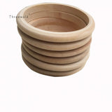 10pcs Unfinished Wooden Bracelet DIY 0.8cm Width BG004