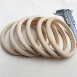 10pcs Unfinished Wooden Bracelet DIY 0.8cm Width BG004