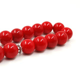 Red Muslim Lady Rosary Prayer Beads 33 66 99 Red Stone Ladies Jewelry
