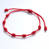 24PCS/lot Red String Bracelet Protection Eye Good Luck Amulet Success Prosperity