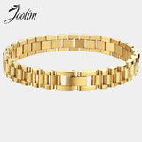 High End Finish Link Chain Bracelet Stainless Steel Rectangle Bracelet
