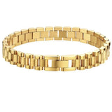 High End Finish Link Chain Bracelet Stainless Steel Rectangle Bracelet