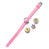 10pcs 18mm Snap Bracelets Silicone Rubber Snap Jewelry For Child NN-713*10