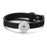 10pcs 18mm Snap Bracelets Silicone Rubber Snap Jewelry For Child NN-713*10