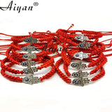 12 Pcs Eyes/Red Eyes Palm Bracelet Exorcism Protection Gift