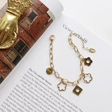 Daisy Bracelets Stainless Steel Plated Chain Steampunk Gift Bracelet