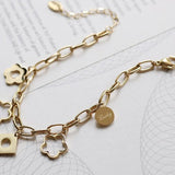 Daisy Bracelets Stainless Steel Plated Chain Steampunk Gift Bracelet