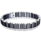 12mm Ceramic Wrap Bracelet Bangle Stainless Steel Charm