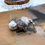 Rhinestone Bracelet Punk Style Jewelry For Women Linked Accessories