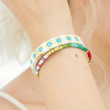 Colorful Daisy Beads Bracelet for Women