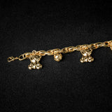 Jewelry Teddy Bear Ball Charm Bracelets For Women Hand Chains Link Chain