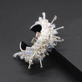Baroque Crystal Rhinestone Woven Ladies Prom Bracelet Flannel Geometric 724