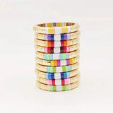 Ethnic Style Enamel Beads Bracelet for Women
