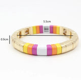 Ethnic Style Enamel Beads Bracelet for Women