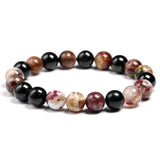 Natural Mix Tourmaline Bracelet 6mm 8mm 10mm Bead Quartz Bracelet