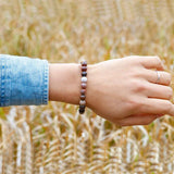 Natural Mix Tourmaline Bracelet 6mm 8mm 10mm Bead Quartz Bracelet