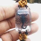 Scorpion Man's Yellow Bracelet with Real Scorpion Jewelry