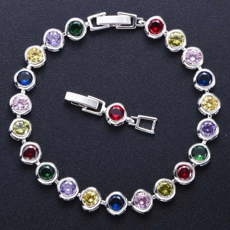 CWWZircons Classic CZ Bridal Wedding Tennis Bracelet for Women